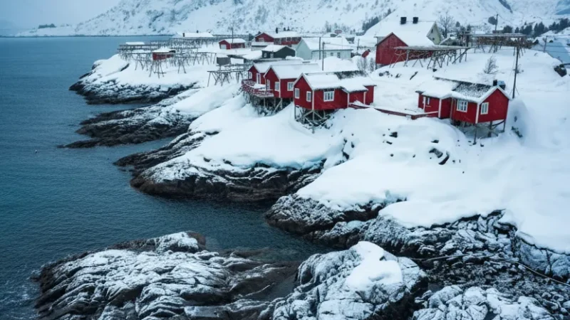 Hamnøy Bridge Area – Famous photo viewpoint nearby(2)