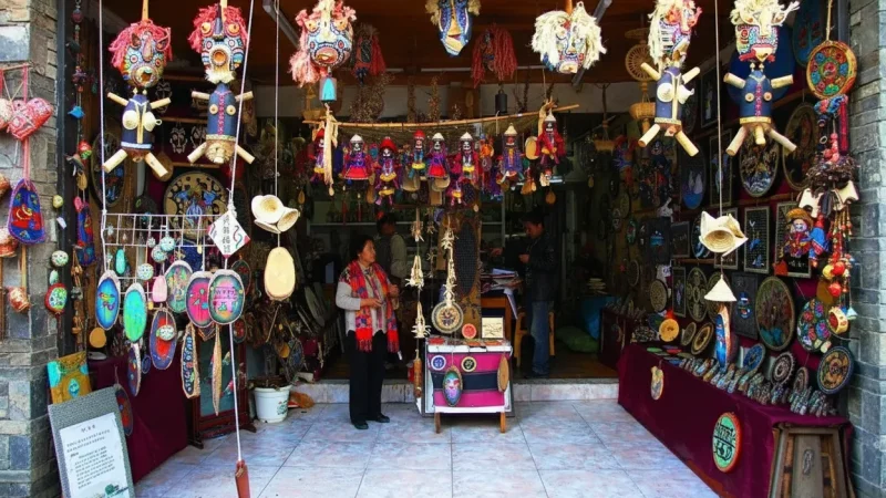 Handicraft Shops – Naxi cultural souvenirs(3)