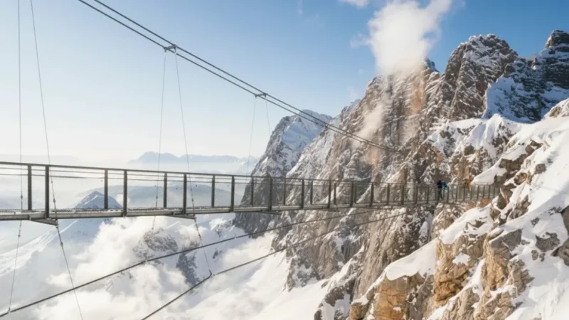 Hanging Bridge – High-Altitude Pedestrian Bridge(5)