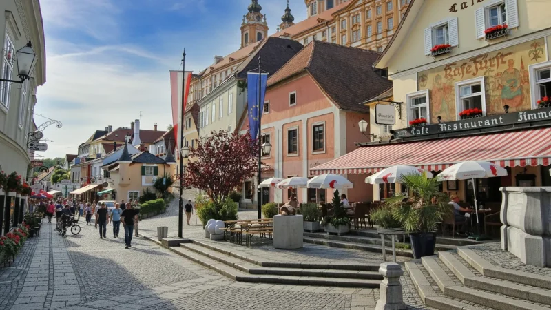 Hilltop Viewpoints – Views Over Melk & Danube(2)