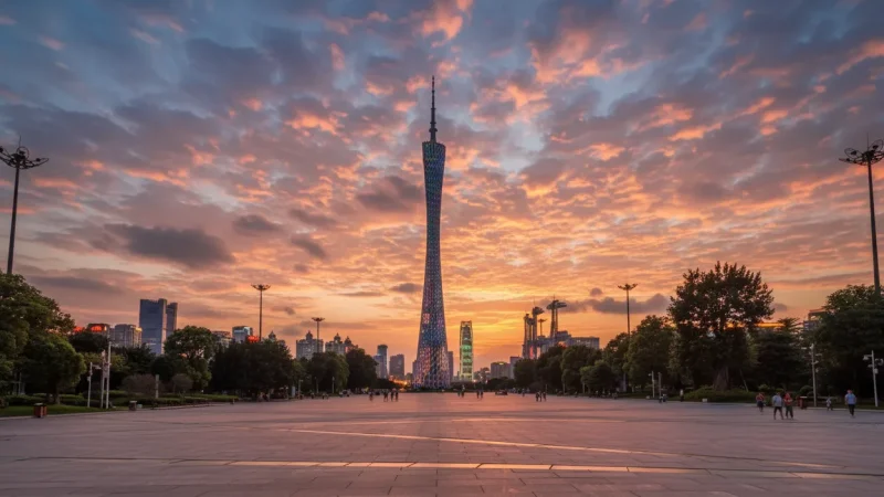 Huacheng Square – Urban plaza(1)