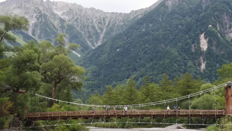 Kappa Bridge (Azusa River + Hotaka Mountains)3(4)