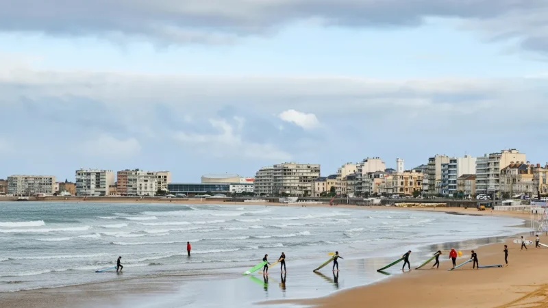 Les Sables-d’Olonne Beach – Famous long beach(1)