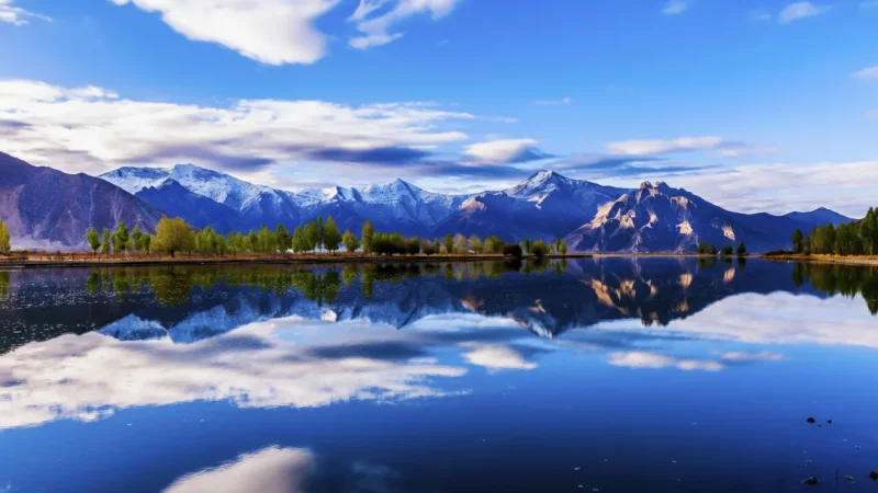 Lhasa River Views – Riverside scenery(4)