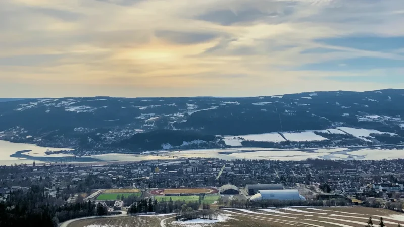 Lillehammer Town Viewpoints – Overlooks of Town & Lake(5)