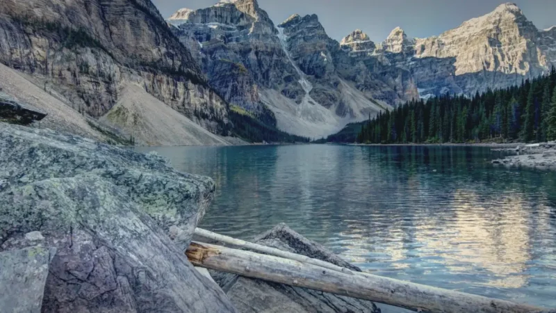 Moraine Lake Shoreline – Iconic turquoise lake views(4)
