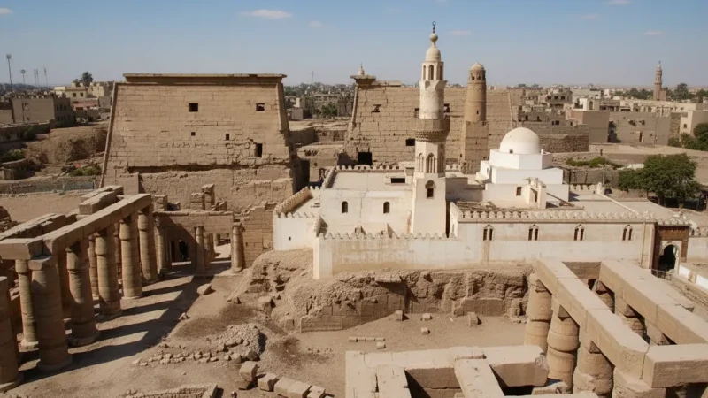 Mosque of Abu Haggag – Active Mosque within Temple(4)