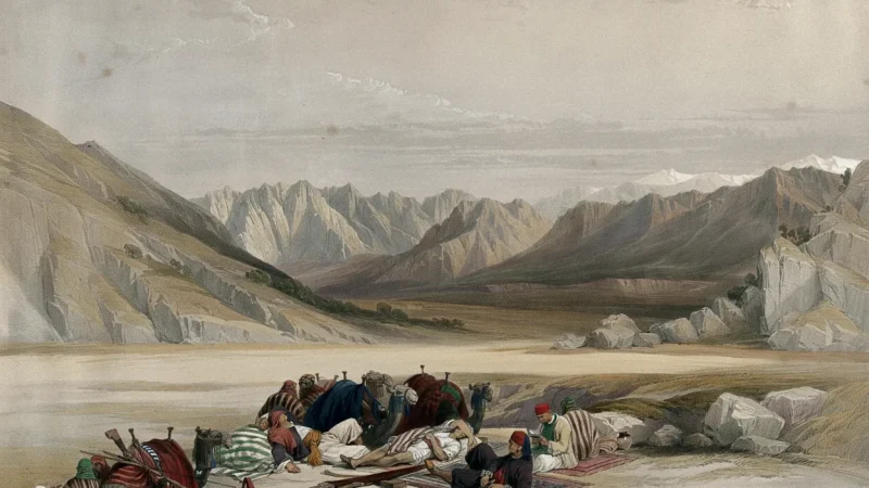 Mountain Plateau – Rest area during climb(2)
