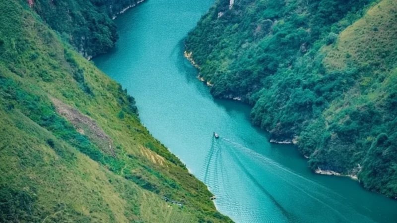 Nho Que River – Turquoise river viewpoint(3)