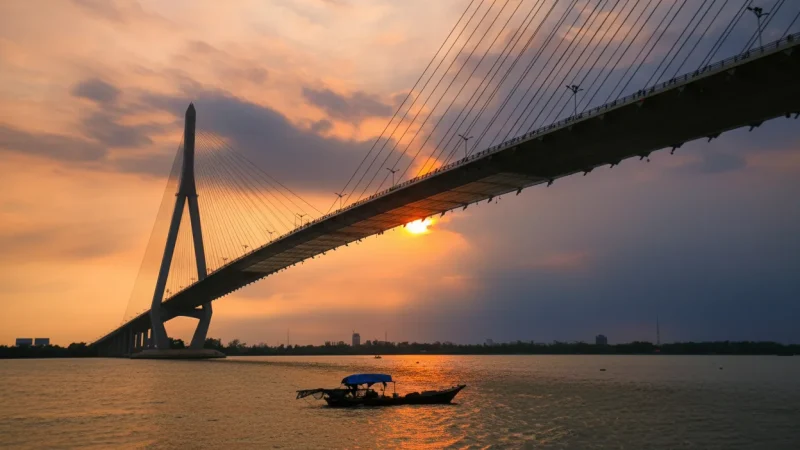 Ninh Kiều Pedestrian Bridge – Scenic river views(5)