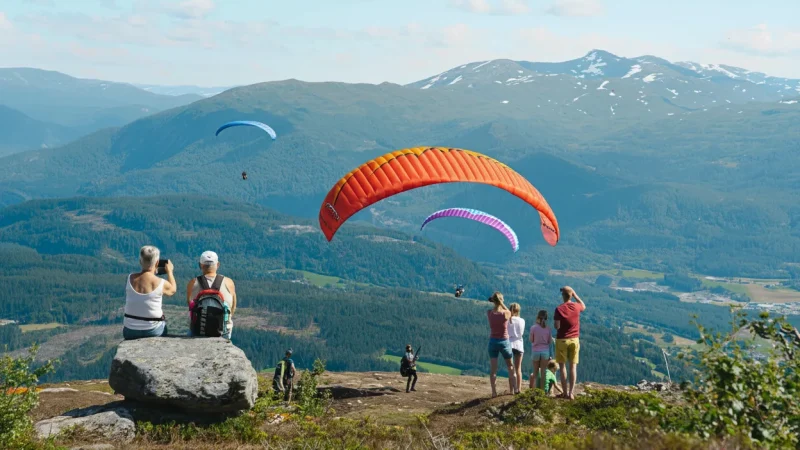 Paragliding Launch Sites – Aerial Views Over Voss Valley (Voss, Norway)(6)