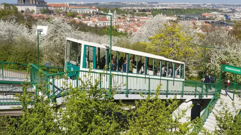 Petřín Funicular – Hill Access Transport(2)