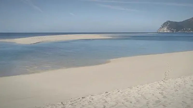 Praia da Figueirinha – Wide sandy beach near park entrance(1)
