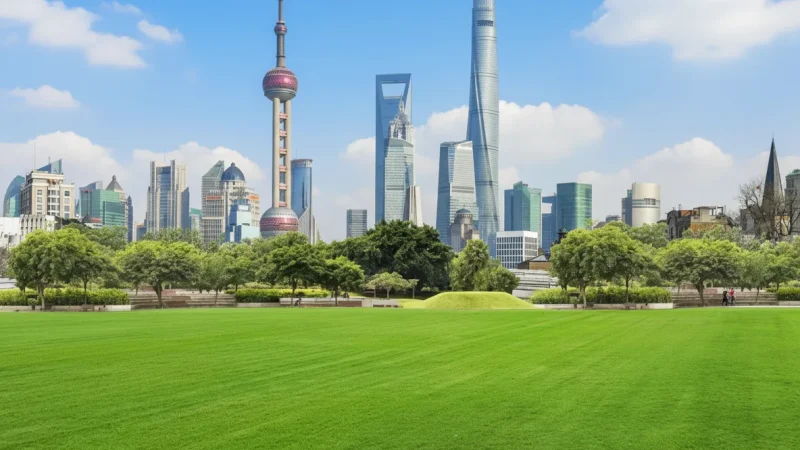 Pudong Green Spaces – Urban park areas(1)
