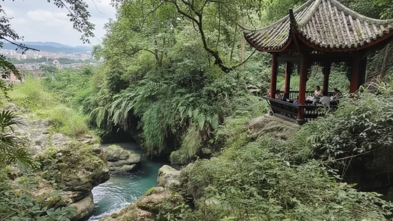 Qingyin Pavilion – Mountain stream viewpoint(6)