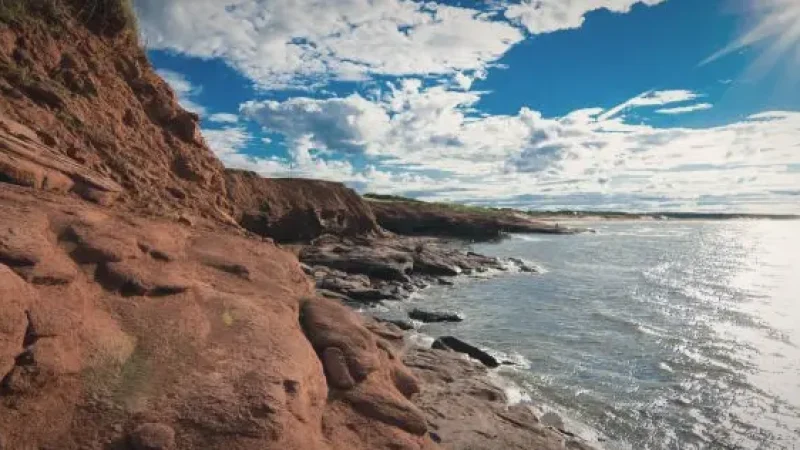 Red Sandstone Cliffs – Iconic PEI coastal scenery(1)