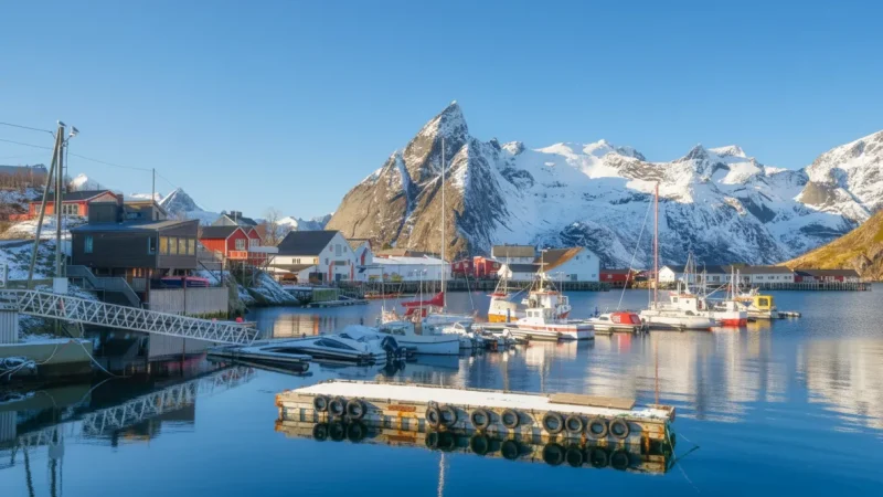 Reine Village Harbor – Traditional fishing village setting(4)