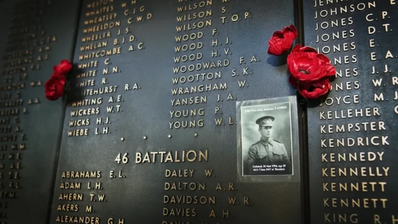 Roll of Honour – Names of Fallen Soldiers(2)