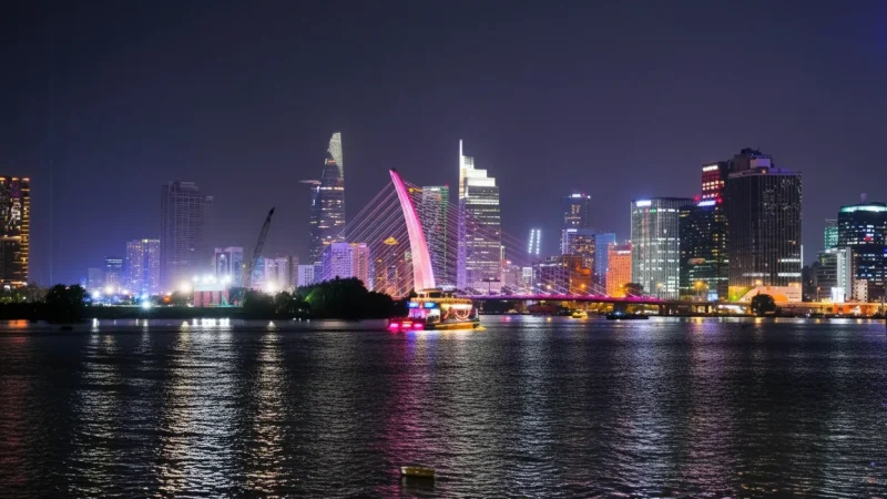 Saigon Bridge – City & river viewpoint(5)