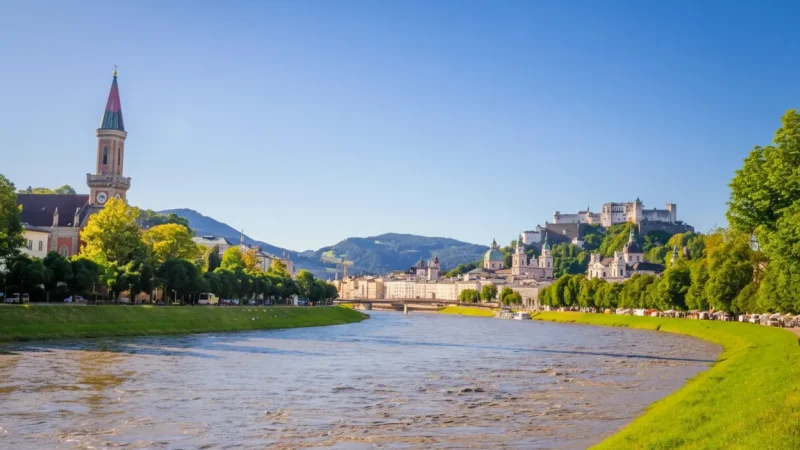 Salzach River – Riverside walk & views(4)