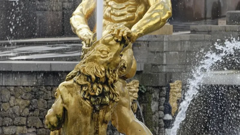 Samson’s Fountain – Baroque fountain centerpiece(3)