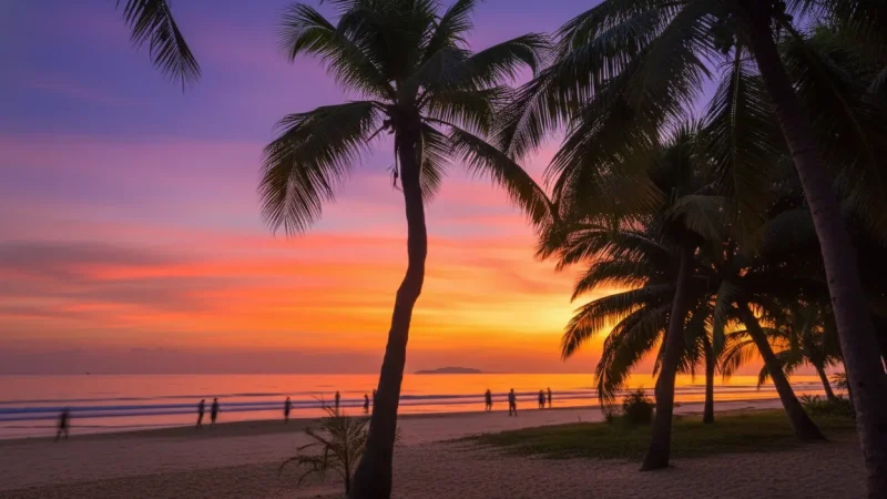 Sanya Bay – Long sandy beach with sunset views(1)