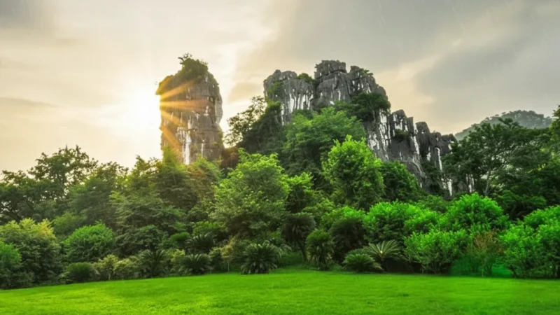 Seven Star Park – Green park with caves and hills(2)