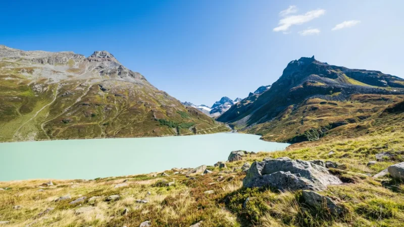 Silvretta Reservoir – Alpine Lake Scenery(3)