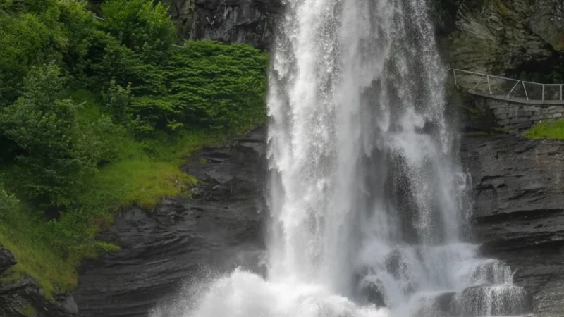 Steinsdalsfossen Waterfall – Walk-Behind Experience(1)