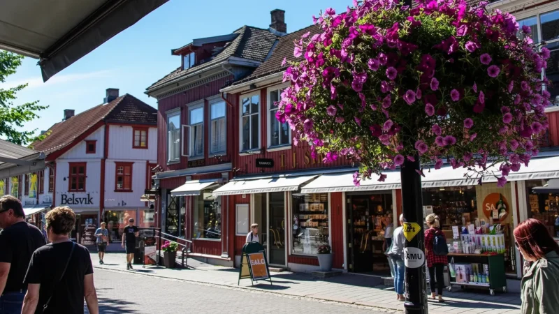 Storgata – Main Street with Shops & Cafés(3)
