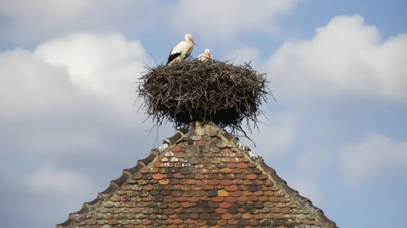 Stork Nests – Iconic Rooftops with Nesting Storks(2)
