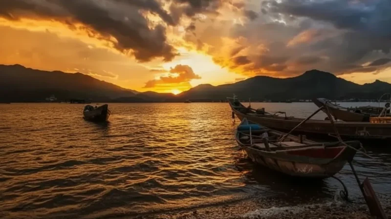 Sunset Along the River – Soft afternoon colors(6)