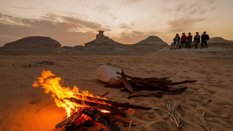 Sunset Desert Viewpoints – Evening Scenery(3)