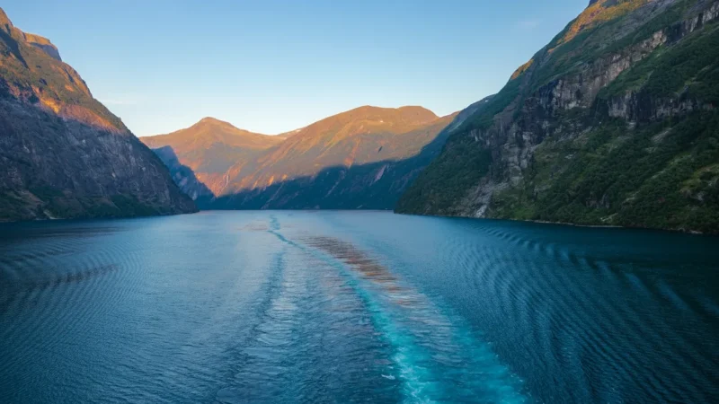 Sunset Fjord Lookouts – Evening Mountain Reflections (Hjørundfjorden)(4)