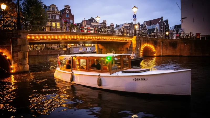 Sunset Harbor Lookouts – Evening Light Over Boats(1)