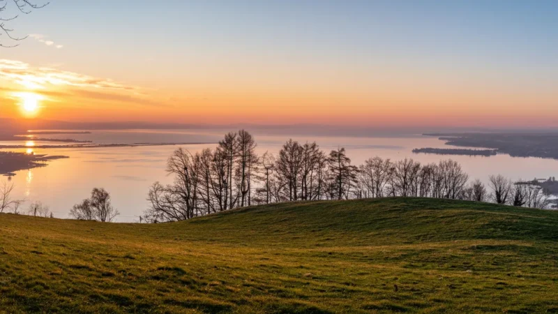 Sunset Lake Views – Evening Scenery(3)