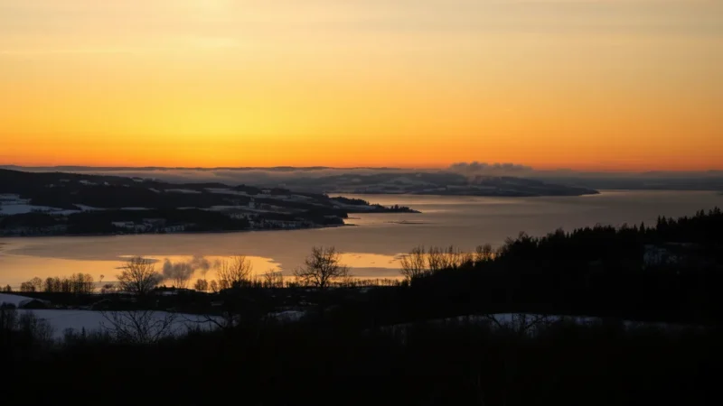 Sunset Lakeside Lookouts – Evening light(2)