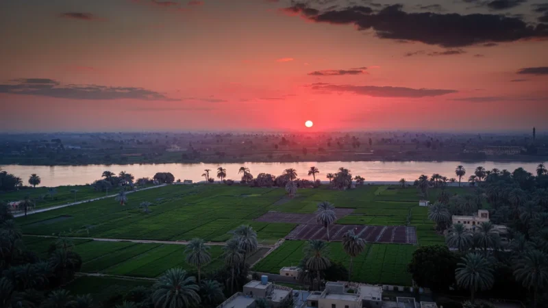 Sunset River Views – Evening Light on the Nile(2)
