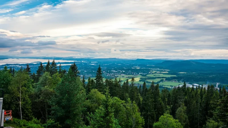Sunset Viewing Points – Evening Light Over City(4)