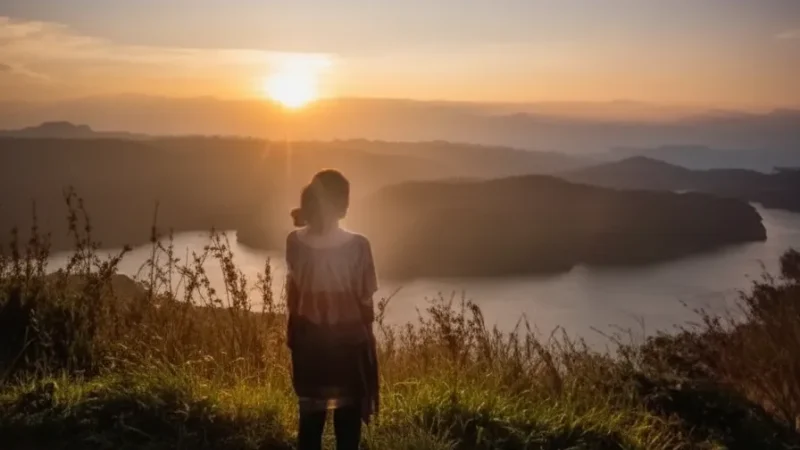 Sunset Viewing Points – Evening lake scenery(1)