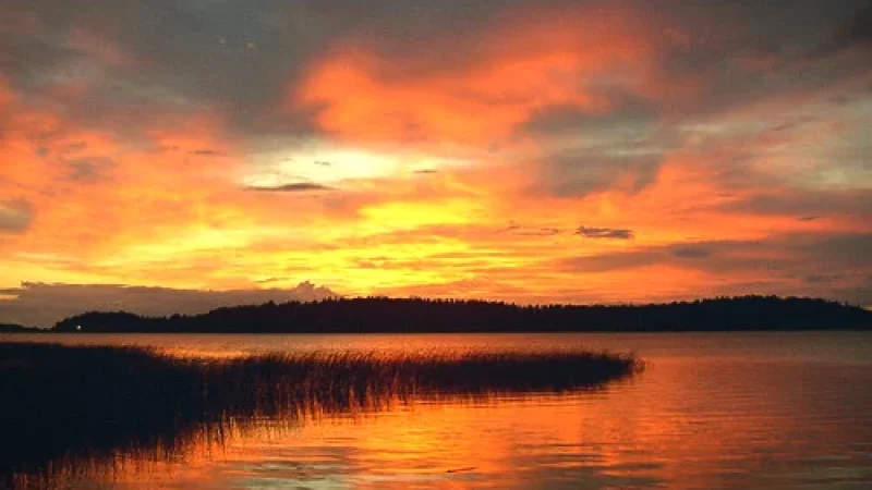 Sunset Viewpoints by the Lake – Evening scenery(1)