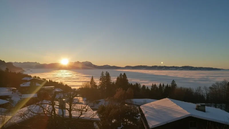 Sunset Viewpoints – Evening Mountain Light(2)