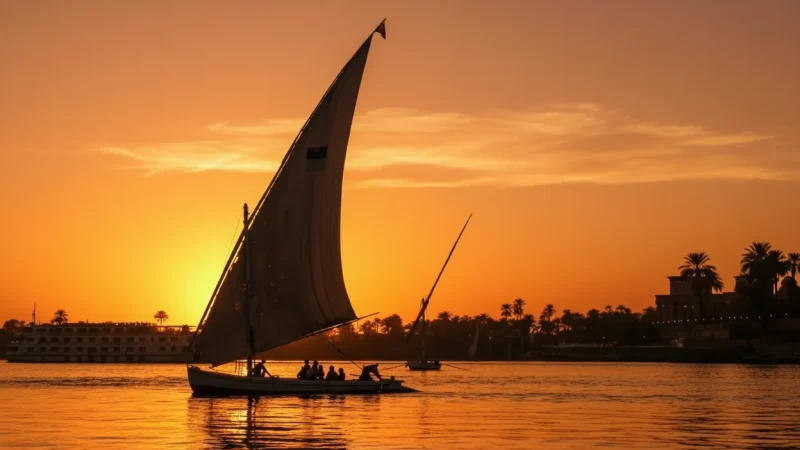 Sunset Viewpoints – Evening River Scenery(1)