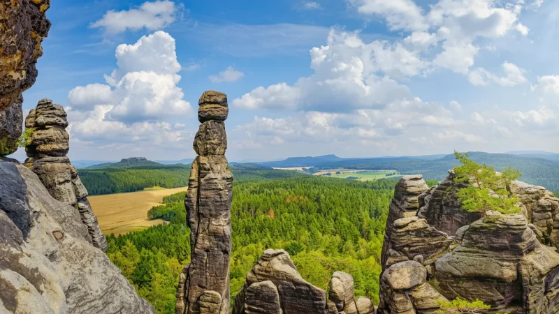 Surrounding Rock Formations – Sandstone scenery (Bohemian Switzerland area)(6)