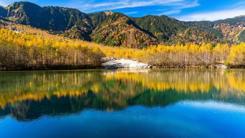 Taisho Pond (Mt. Yake reflection)(4)