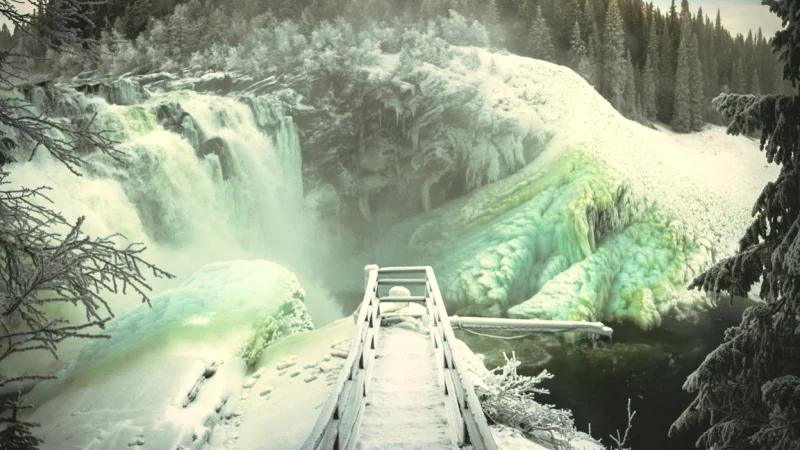 Tännforsen Waterfall – One of Sweden’s largest waterfalls(6)