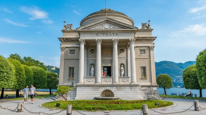 Tempio Voltiano – Honoring Alessandro Volta in(1)