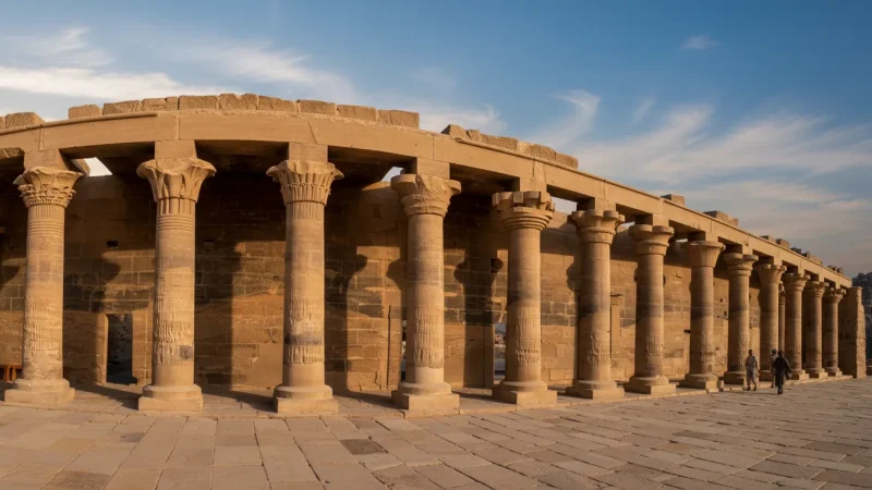 Temple Colonnades – Pillared Walkways(1)