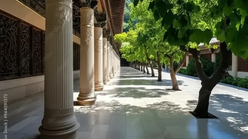 Temple Courtyards – Quiet prayer areas(5)