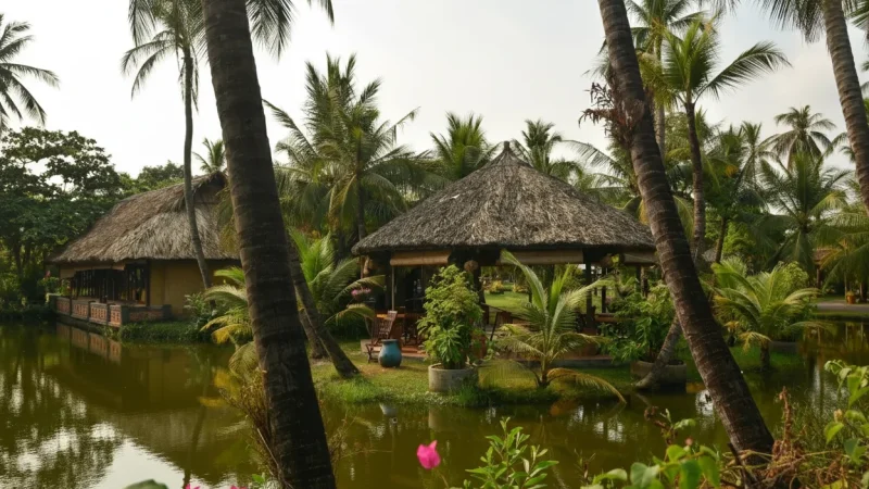 Thanh Da Canal Paths – Local river life(5)